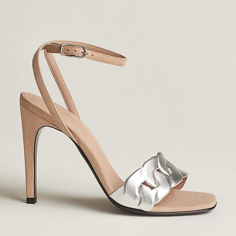 Giày Hermes Gala 105 Sandal Nữ Be